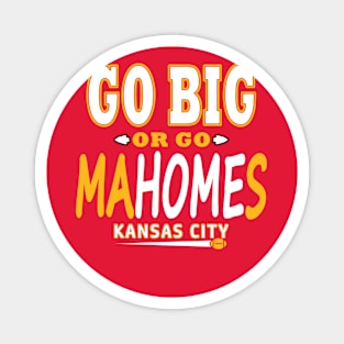 Funny KC Go Home Football Magnet